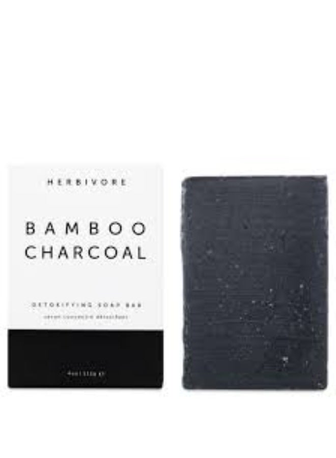 Herbivore Bamboo Charcoal Soap 113g - Image 1